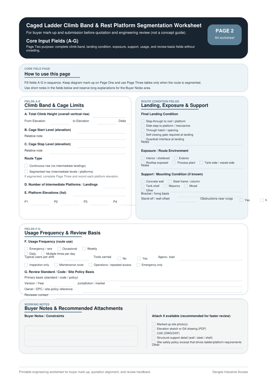 Page 2 preview of caged ladder climb band worksheet