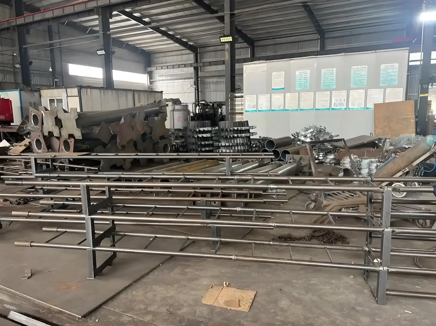 Factory production scene for industrial access systems